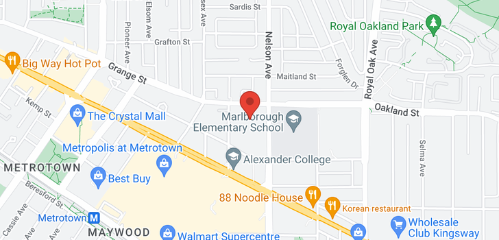 map of 1107 6070 MCMURRAY AVENUE